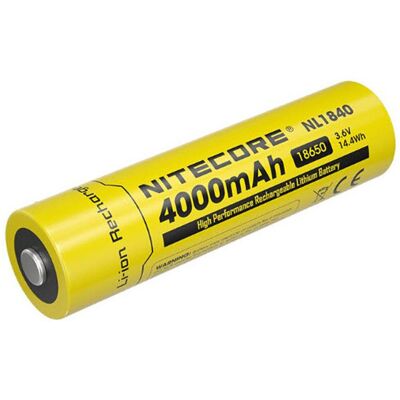 Nitecore NL1840 - 18650 Akkumulátor - 4000mAh - Újratölthető Nitecore NL1840 - 18650 Akkumulátor - 4000mAh - Újratölthető