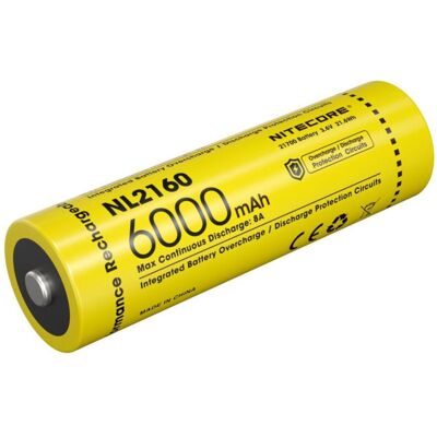 Nitecore Akkumulátor NL2160 21700 6000mAh Nitecore Akkumulátor NL2160 21700 6000mAh