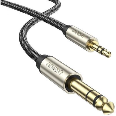 UGREEN AV127 3,5 mm-es kábel TRS-csatlakozóra, 5m (szürke) UGREEN AV127 3,5 mm-es kábel TRS-csatlakozóra, 5m (szürke)