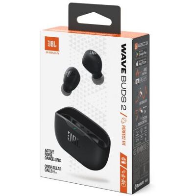 JBL Wave Buds 2 TWS Bluetooth vezeték nélküli fülhallgató (fekete) JBL Wave Buds 2 TWS Bluetooth vezeték nélküli fülhallgató (fekete)
