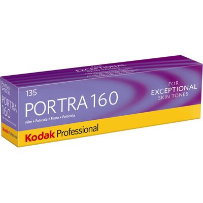Kodak Portra 160 professzionális színes negatív film 135-36, 5 darabos csomag Kodak Portra 160 professzionális színes negatív film 135-36, 5 darabos csomag