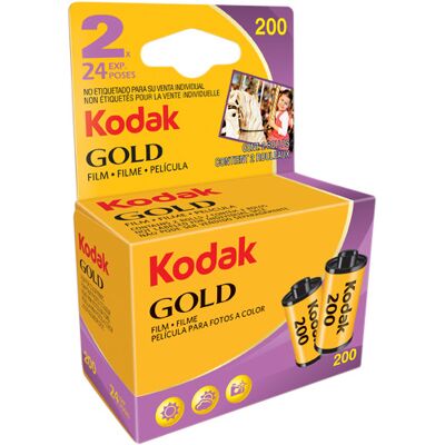 Kodak Gold 200 színes negatív film (135-ös, 24 kocka, kártyás kiszerelés, 2 tekercs) Kodak Gold 200 színes negatív film (135-ös, 24 kocka, kártyás kiszerelés, 2 tekercs)