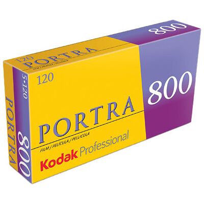 Kodak Portra 800 professzionális színes negatív film 120, 5 darabos csomag Kodak Portra 800 professzionális színes negatív film 120, 5 darabos csomag