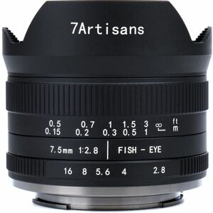 7Artisans Canon EOS-M 7.5mm F2.8 II – manuális objektív 7Artisans Canon EOS-M 7.5mm F2.8 II – manuális objektív