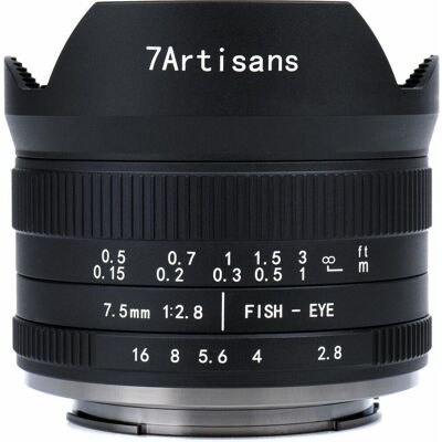 7Artisans Canon EOS-M 7.5mm F2.8 II – manuális objektív 7Artisans Canon EOS-M 7.5mm F2.8 II – manuális objektív