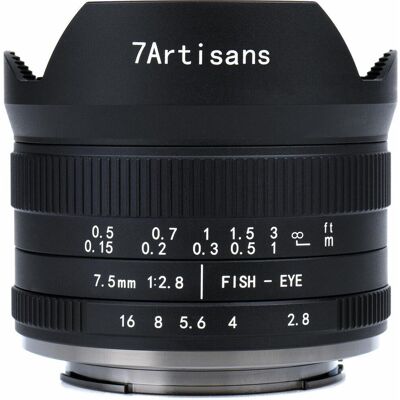 7Artisans Sony E 7.5mm F2.8 II – manuális objektív 7Artisans Sony E 7.5mm F2.8 II – manuális objektív
