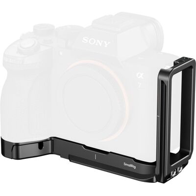 SmallRig Sony Alpha 7V/7R V/7 IV L-konzol + AirTag tartó (6034) - fekete SmallRig Sony Alpha 7V/7R V/7 IV L-konzol + AirTag tartó (6034) - fekete