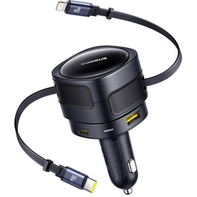 Baseus 90W Autós Töltő USB-C És Lightning Csatlakozó (C00035507121-02) Baseus 90W Autós Töltő USB-C És Lightning Csatlakozó (C00035507121-02)