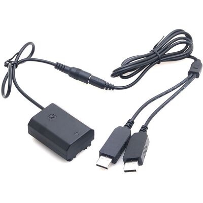 Caruba Sony NP FZ100 Folyamatos Töltő akkumulátor + 5V 2A kettős USB kábel Caruba Sony NP FZ100 Folyamatos Töltő akkumulátor + 5V 2A kettős USB kábel