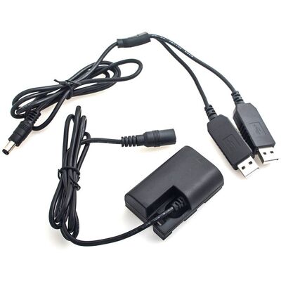 Caruba Canon LP E6 Folyamatos Töltő akkumulátor + 5V 2A Dual USB kábel Caruba Canon LP E6 Folyamatos Töltő akkumulátor + 5V 2A Dual USB kábel
