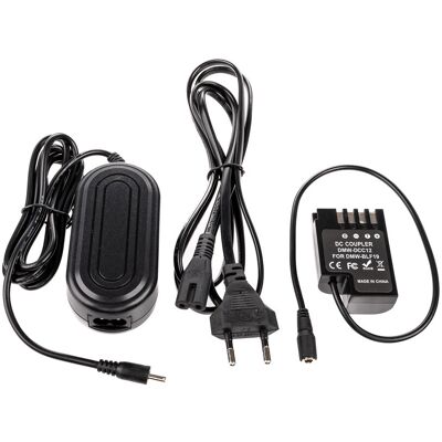 Caruba Panasonic DMW DCC12 Folyamatos töltő akkumulátor + DMW AC8 hálózati adapter Caruba Panasonic DMW DCC12 Folyamatos töltő akkumulátor + DMW AC8 hálózati adapter