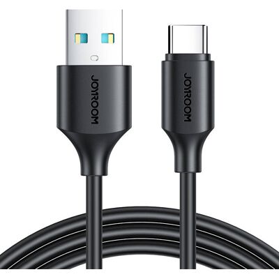 Joyroom USB adatkábel - 2m Fekete - Gyors töltés, USB 2.0, 3A Joyroom USB adatkábel - 2m Fekete - Gyors töltés, USB 2.0, 3A