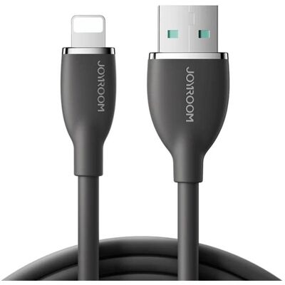Joyroom Színes 3A USB-Lightning Kábel 1,2m (Fekete) (SA29-AL3-1-2m-black) Joyroom Színes 3A USB-Lightning Kábel 1,2m (Fekete) (SA29-AL3-1-2m-black)