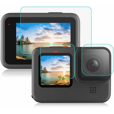 PULUZ 2.5D 9H Tempered Glass GoPro Hero 9 / 10 Lencse + Kijelzővédő (edzett üveg) PULUZ 2.5D 9H Tempered Glass GoPro Hero 9 / 10 Lencse + Kijelzővédő (edzett üveg)
