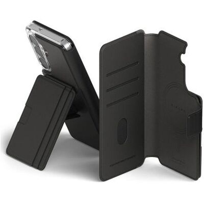Ringke Galaxy S26 tok Folio állvány Wallet mágneses (fekete) Ringke Galaxy S26 tok Folio állvány Wallet mágneses (fekete)