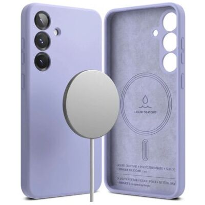 Ringke Galaxy S25 Levendulás mágneses szilikon tok - Telefon típus Ringke Galaxy S25 Levendulás mágneses szilikon tok - Telefon típus