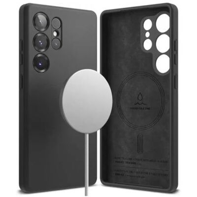 Ringke Samsung Galaxy S25 Ultra Magnetikus Szilikonvédő - Fekete Ringke Samsung Galaxy S25 Ultra Magnetikus Szilikonvédő - Fekete