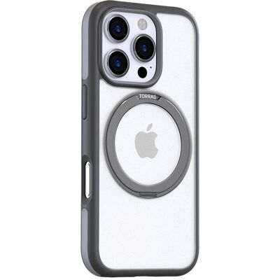Torras Ostand R Fusion iPhone 16 Pro Max Tok (Szürke) (X00FX1885) Torras Ostand R Fusion iPhone 16 Pro Max Tok (Szürke) (X00FX1885)