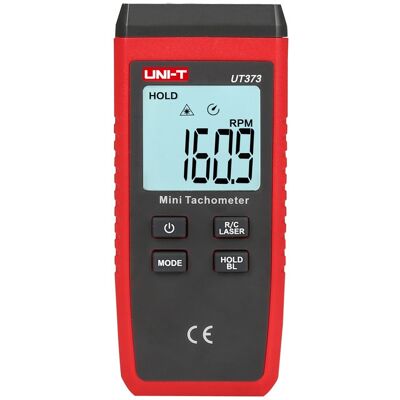 UNI-T UT373 Digitális fordulatszámmérő - Érintés nélküli RPM-tartomány 10-99999RPM - Sebességmérő UNI-T UT373 Digitális fordulatszámmérő - Érintés nélküli RPM-tartomány 10-99999RPM - Sebességmérő
