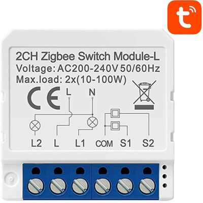 Avatto ZigBee Okos Kapcsoló Modul, nullvezeték nélkül (LZWSM16-W2) Avatto ZigBee Okos Kapcsoló Modul, nullvezeték nélkül (LZWSM16-W2)
