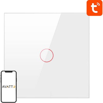 Avatto ZigBee Okos villanykapcsoló, 1-utas, (Fehér) (ZTS02-EU-W1) Avatto ZigBee Okos villanykapcsoló, 1-utas, (Fehér) (ZTS02-EU-W1)