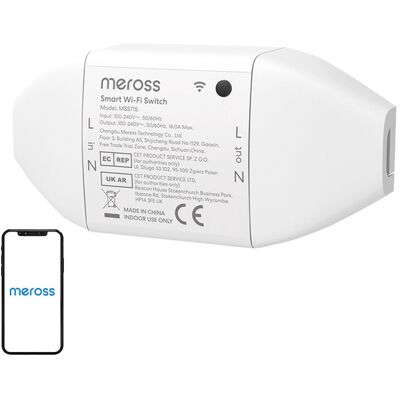 Meross Intelligens WiFi Kapcsoló Matter kompatibilitással (53219) Meross Intelligens WiFi Kapcsoló Matter kompatibilitással (53219)