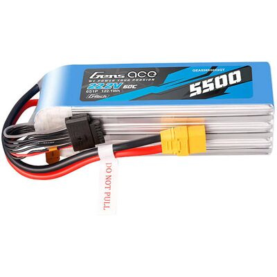 Gens Ace 5500mAh 22.2V 60C 6S1P LIPO Akkumulátor XT90 Csatlakozó (GEA556S60X9GT) Gens Ace 5500mAh 22.2V 60C 6S1P LIPO Akkumulátor XT90 Csatlakozó (GEA556S60X9GT)