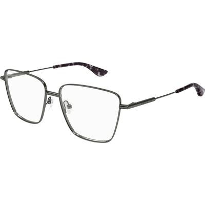 Alexander McQueen AM0503O 003 Négyszög alakú fémkeret Ruthenium áttetsző - Szemüveg Alexander McQueen AM0503O 003 Négyszög alakú fémkeret Ruthenium áttetsző - Szemüveg