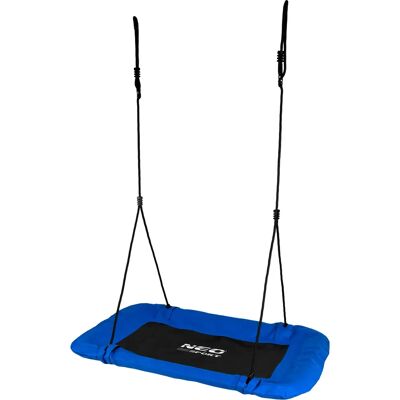 Monkey-Gym Swingo 2 Fészekhinta 110×70 cm - kék Monkey-Gym Swingo 2 Fészekhinta 110×70 cm - kék