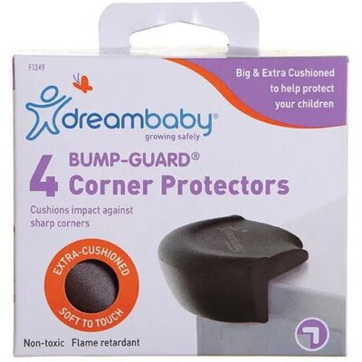 Dreambaby Lekerekített sarokvédő XL, barna színű (4 db/cs) Dreambaby Lekerekített sarokvédő XL, barna színű (4 db/cs)