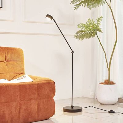 Lindby Jyla álló világítás, 88 cm, matt fekete, GX53, rugalmas, Fekete, Nappali / Étkező, fém, Modern Lindby Jyla álló világítás, 88 cm, matt fekete, GX53, rugalmas, Fekete, Nappali / Étkező, fém, Modern