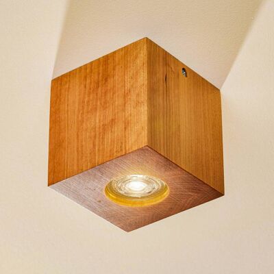Euluna Mennyezeti Lámpa - Kocka Alakú Fa Lámpa - 40W GU10 Euluna Mennyezeti Lámpa - Kocka Alakú Fa Lámpa - 40W GU10