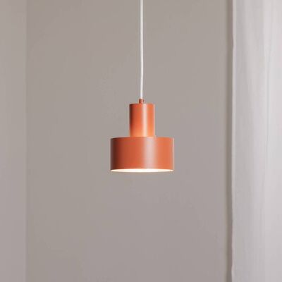 Sigma Lógó világítás Rif S, téglavörös, 1 izzó, Ø 15 cm, acél, dimmelhető, Piros, Nappali / Étkező, fém, Modern Sigma Lógó világítás Rif S, téglavörös, 1 izzó, Ø 15 cm, acél, dimmelhető, Piros, Nappali / Étkező, fém, Modern
