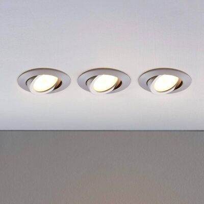 LINDBY LED Beépített spotlámpák - Kör alakú alumínium LINDBY LED Beépített spotlámpák - Kör alakú alumínium