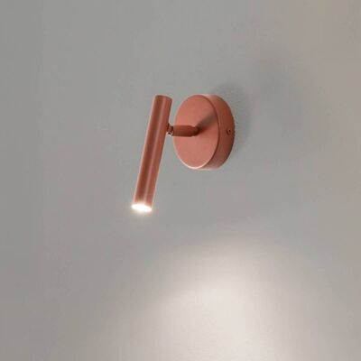 Sigma Sopel fali világítás, téglavörös, 1 izzó, acél, magasság 15 cm, dimmelhető, Piros, Nappali / Étkező, fém, Modern Sigma Sopel fali világítás, téglavörös, 1 izzó, acél, magasság 15 cm, dimmelhető, Piros, Nappali / Étkező, fém, Modern
