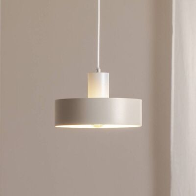 Sigma Lógó világítás Rif M, taupe, 1 izzó, Ø 25 cm, acél, dimmelhető, Krém / borostyánsárga, Nappali / Étkező, fém, Modern Sigma Lógó világítás Rif M, taupe, 1 izzó, Ø 25 cm, acél, dimmelhető, Krém / borostyánsárga, Nappali / Étkező, fém, Modern