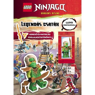 Lego Ninjago. Legendás csaták. Kereső- és matricás foglalkoztatókönyv Lego Ninjago. Legendás csaták. Kereső- és matricás foglalkoztatókönyv
