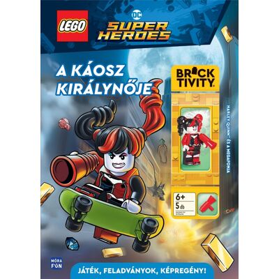 Lego DC. A káosz királynője - Harley Quinn és a megafonja minifigurával Lego DC. A káosz királynője - Harley Quinn és a megafonja minifigurával