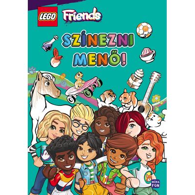 Lego Friends. Színezni menő Lego Friends. Színezni menő