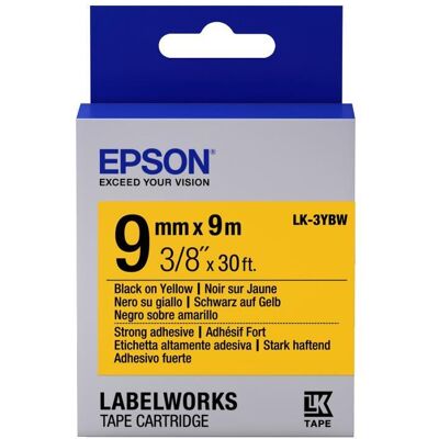 Epson LabelWorks LK-3YBW szalagkazetta (C53S653005) Epson LabelWorks LK-3YBW szalagkazetta (C53S653005)