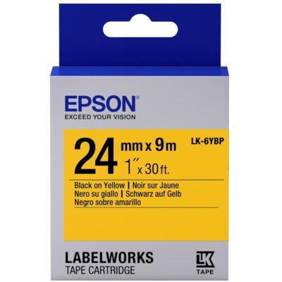 Epson LabelWorks LK-6YBP szalagkazetta (C53S656005) Epson LabelWorks LK-6YBP szalagkazetta (C53S656005)