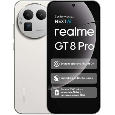 Realme GT 8 Pro 16GB 512GB 5G fehér okostelefon Realme GT 8 Pro 16GB 512GB 5G fehér okostelefon