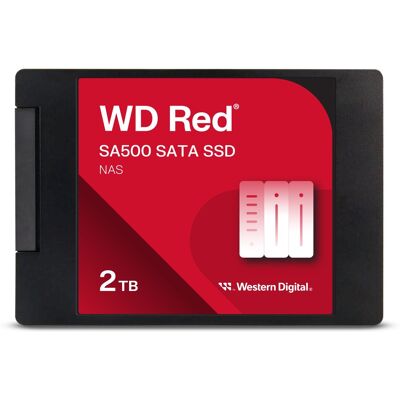 Western Digital Red SA500 2TB SSD - 2,5 hüvelykes SATA NAS meghajtó Western Digital Red SA500 2TB SSD - 2,5 hüvelykes SATA NAS meghajtó