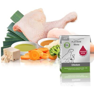 Platinum Menu Chicken nedves kutyatáp 375 g Platinum Menu Chicken nedves kutyatáp 375 g