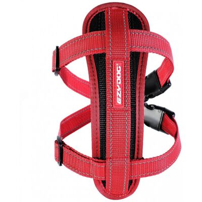 EzyDog Chest Plate™ hám piros S EzyDog Chest Plate™ hám piros S