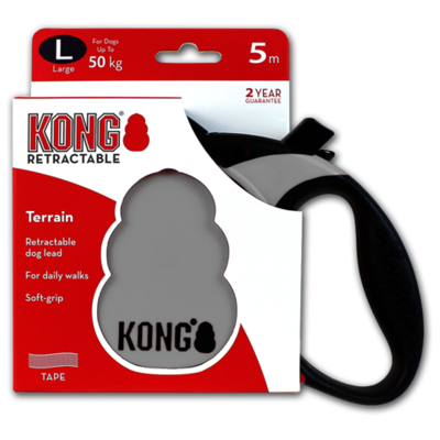 Kong visszahúzódó póráz szürke L Kong visszahúzódó póráz szürke L