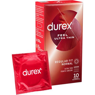 Durex Feel Ultra Thin - ultra élethű óvszer (10 db) Durex Feel Ultra Thin - ultra élethű óvszer (10 db)