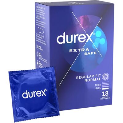 Durex Extra Safe - Óvszer - 18 db Durex Extra Safe - Óvszer - 18 db