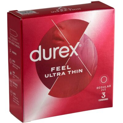 Durex Feel Ultra Thin - ultra élethű óvszer (3 db) Durex Feel Ultra Thin - ultra élethű óvszer (3 db)