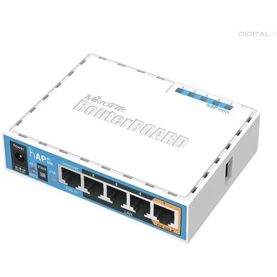 MikroTik RB952Ui-5ac2nD hAP ac lite L4 5xFE LAN port Dual-band Vezeték nélküli router MikroTik RB952Ui-5ac2nD hAP ac lite L4 5xFE LAN port Dual-band Vezeték nélküli router